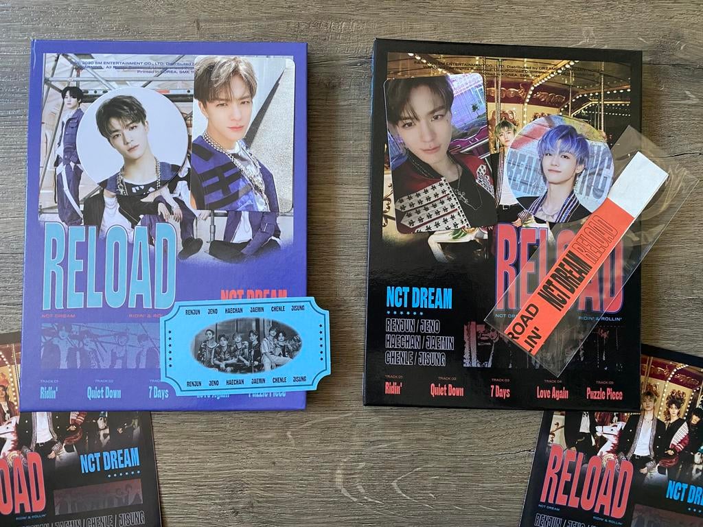 NCT Dream Reload albums met Jeno en Jaemin pcs, Verzenden, Zo goed als nieuw
