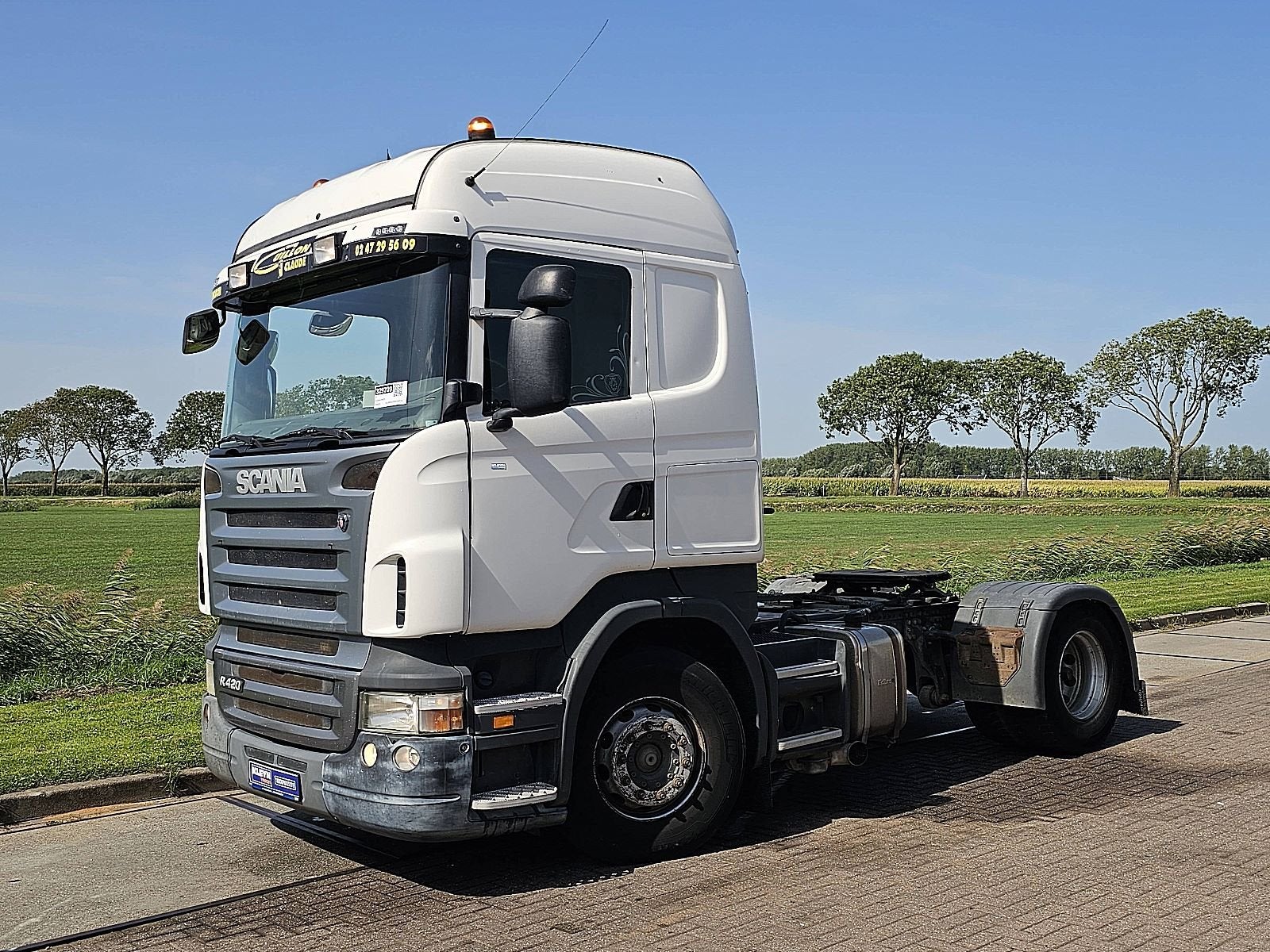 SCANIA R420 highline retarder, Auto's, Euro 5, Scania, Wit, Bedrijf