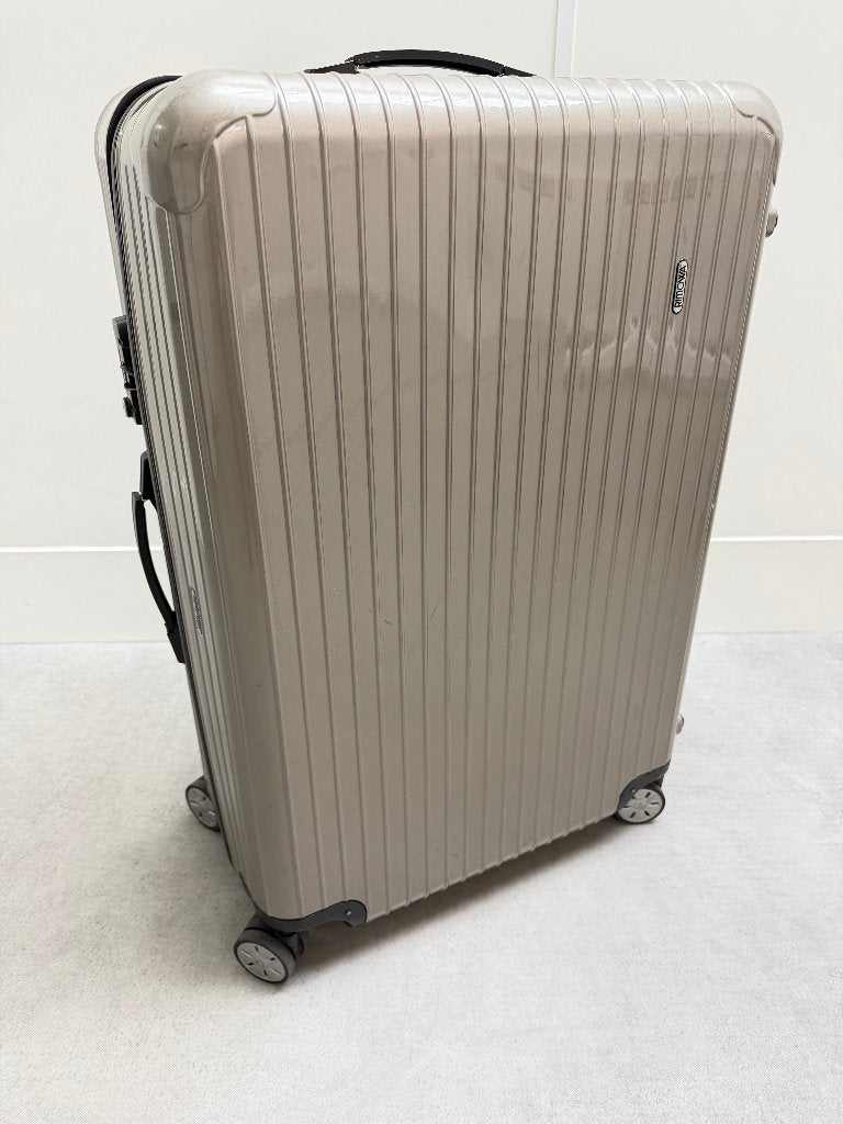 Rimowa check-in koffer XL, goud 4 wieltjes, Wieltjes, Hard kunststof, 45 tot 55 cm, Ophalen of Verzenden