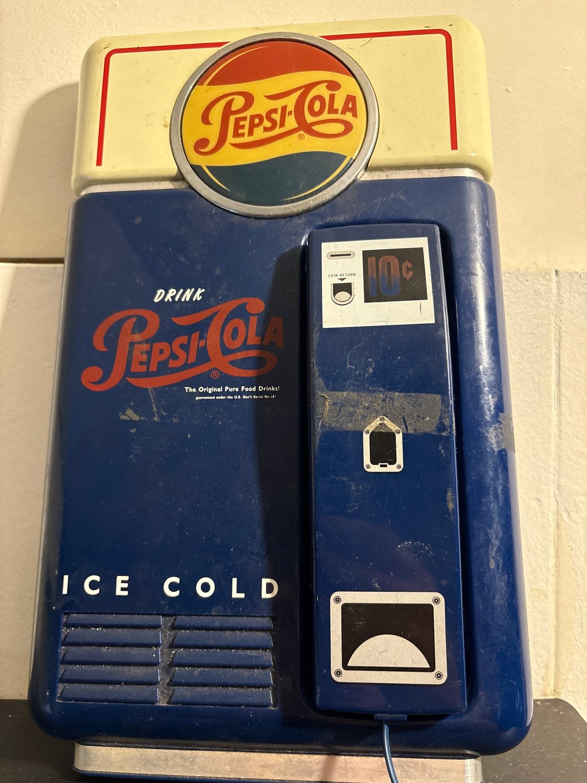 Vintage Pepsi-Cola telefoon, Ophalen, Gebruikt, Gebruiksvoorwerp