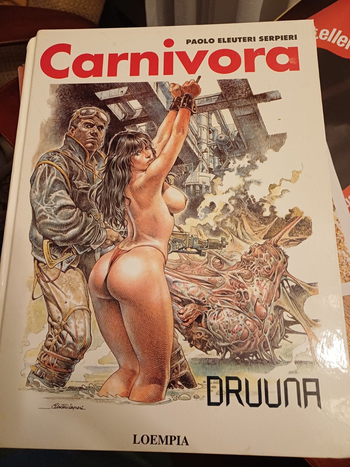 Druuna -Carnivora - Paolo Eleuteri Serpieri - Hardcover, Boeken, Eén stripboek, Ophalen of Verzenden, Gelezen, Paolo Eleuteri Serpieri