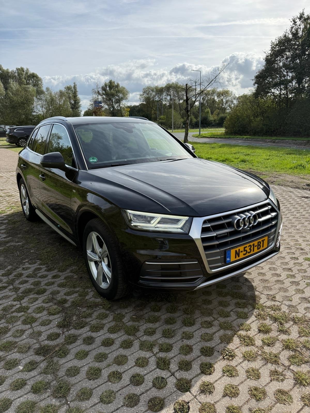 Audi Q5 2.0 TFSI quattro | 2017 | 3x S-line | Bomvol, Auto's, 4 cilinders, Zwart, 14 km/l, Particulier