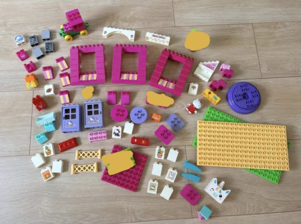 Hello Kitty Huisje Unico Roze, Ophalen of Verzenden, Gebruikt
