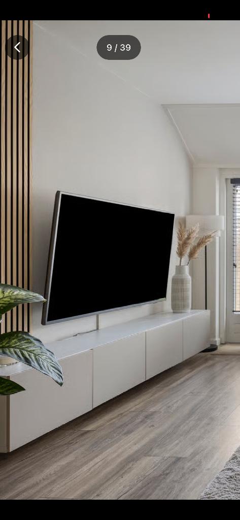 Ikea besta tv meubel 2,40, Ophalen, Zo goed als nieuw, 200 cm of meer, Minder dan 100 cm