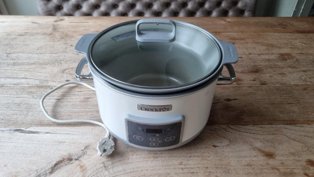 Crock-Pot Slowcooker CR026 Duraceramic, Ophalen of Verzenden, Timer, Gebruikt