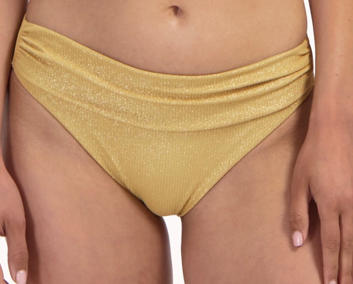 Cyell Bikini Broekje Goud | Nieuw met kaartjes, Kleding | Dames, Badmode en Zwemkleding, Ophalen of Verzenden, Nieuw, Goud, Bikini