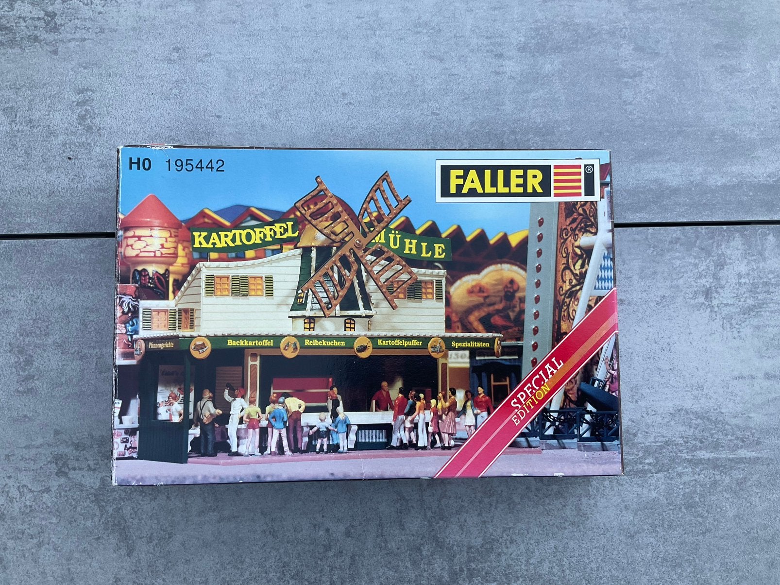 Faller kermis 195442 Kartoffel Mühle ongebouwd, Overige merken, Gelijkstroom of Wisselstroom, Brug, Tunnel of Gebouw, Ophalen of Verzenden