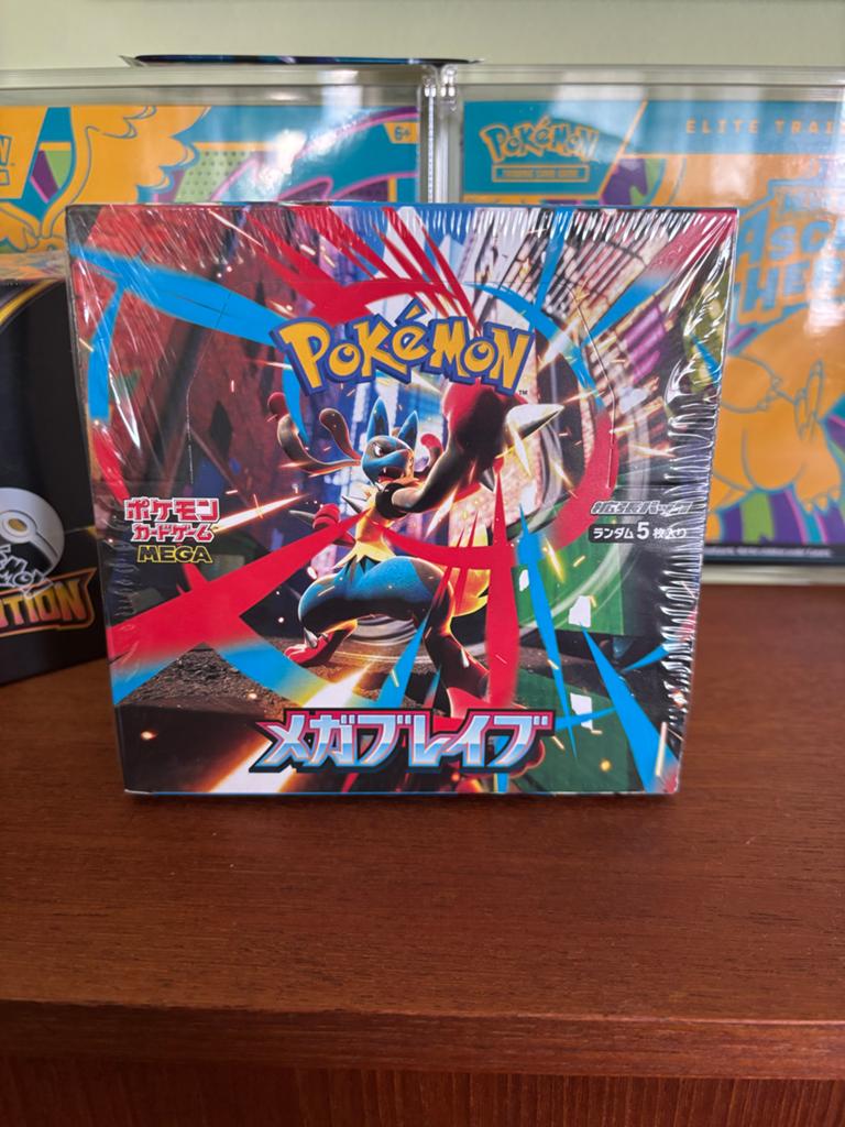 Pokémon Mega Brave Booster Box Sealed SV8a Lucario (JP), Ophalen of Verzenden, Nieuw, Boosterbox