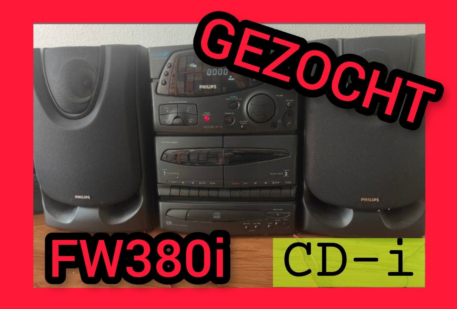GEZOCHT Philips Cd-i FW380i, Ophalen of Verzenden, Philips