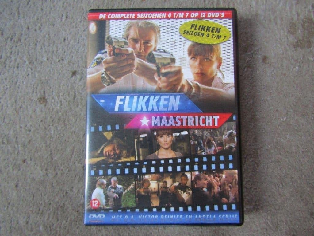 DVDbox: Flikken Maastricht seizoen 4 tot 7 ALLEEN OPHALEN, Ophalen, Gebruikt, Seizoen 4, Drama