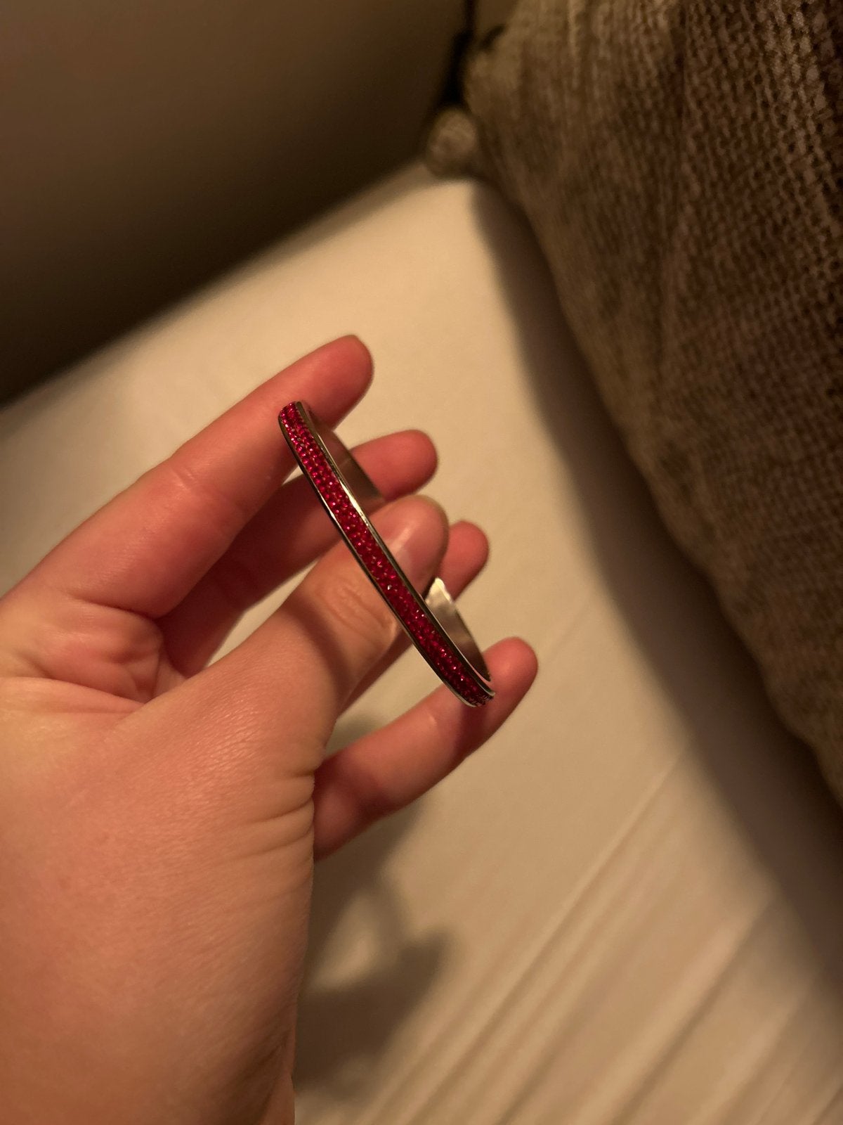 Leuke rode armband voor kinderen (ca. 6 jaar), Ophalen of Verzenden, Gebruikt, Rood, Armband