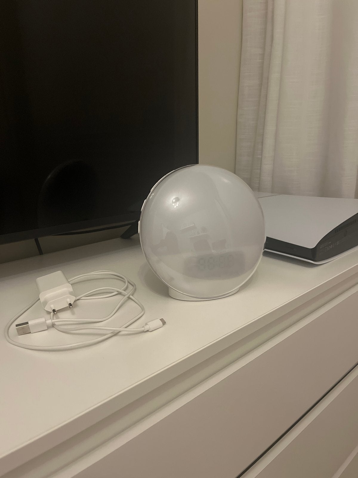 Wake-up Light Wekker met Daglicht Simulatie, Ophalen of Verzenden, Gebruikt, Digitaal