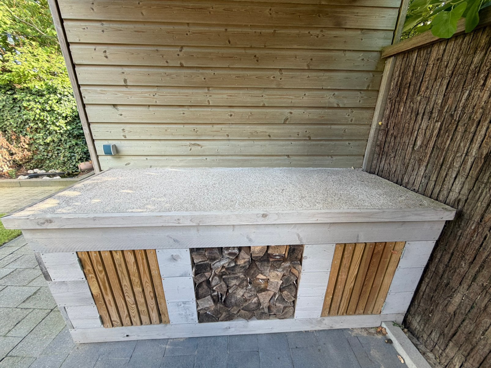 Buitenkeuken, Ophalen, Gebruikt