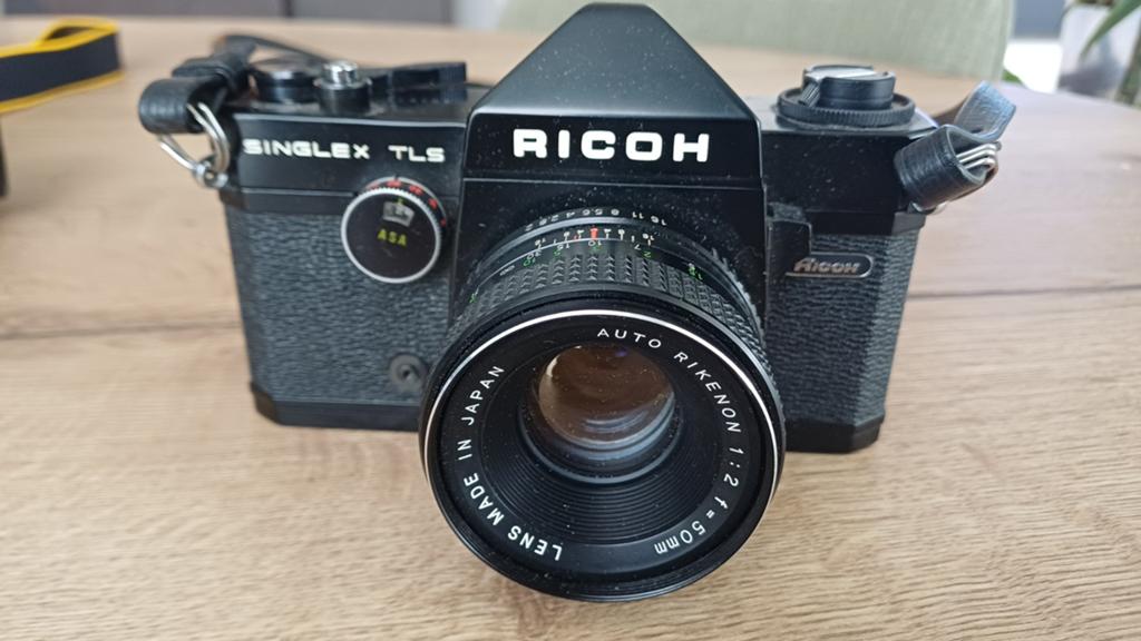 Ricoh singlex TLS Black body, Ophalen of Verzenden, Zo goed als nieuw, Spiegelreflex, Overige Merken