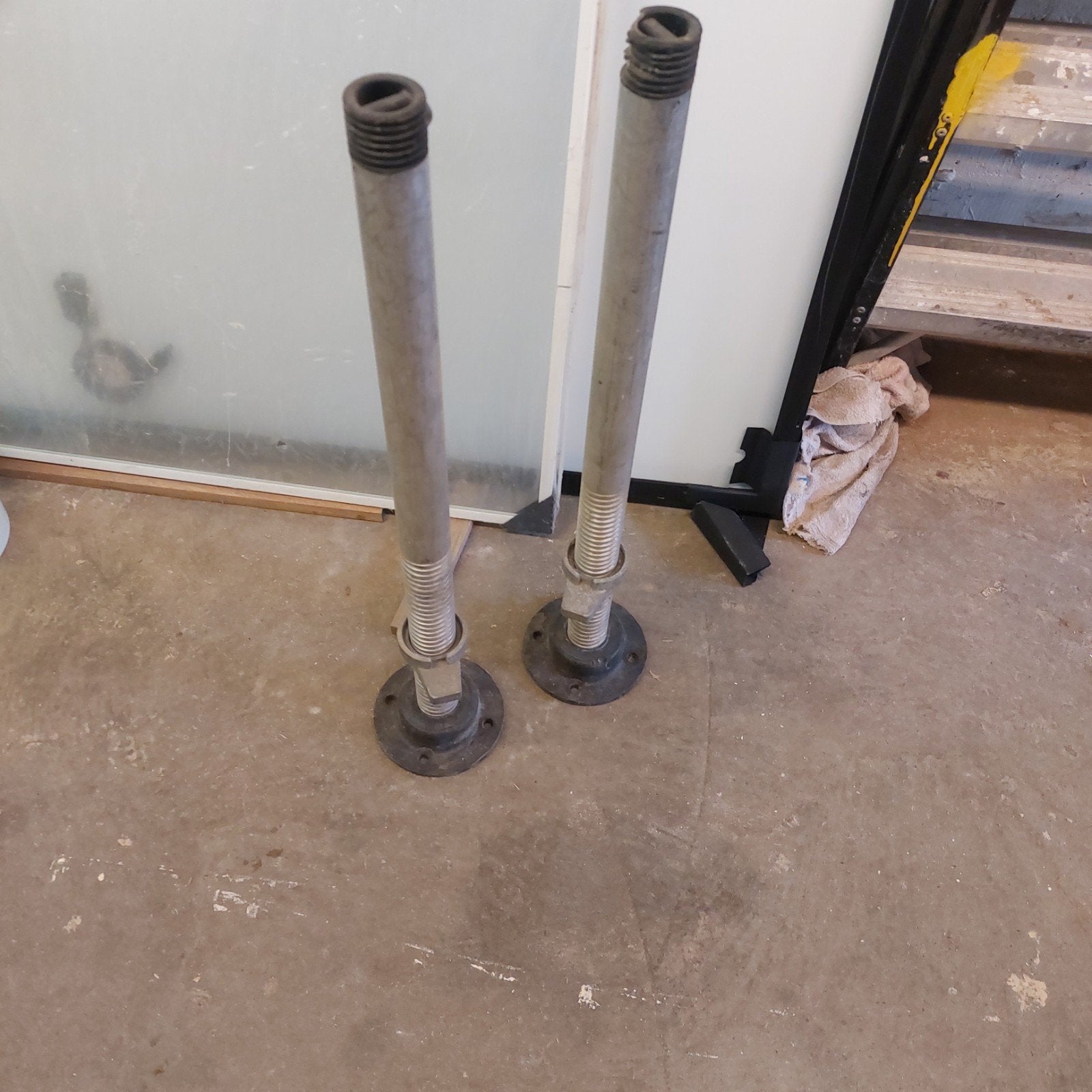 altrex  verstelbare poot, Doe-het-zelf en Verbouw, Ophalen, Rolsteiger of Kamersteiger, Minder dan 2 meter