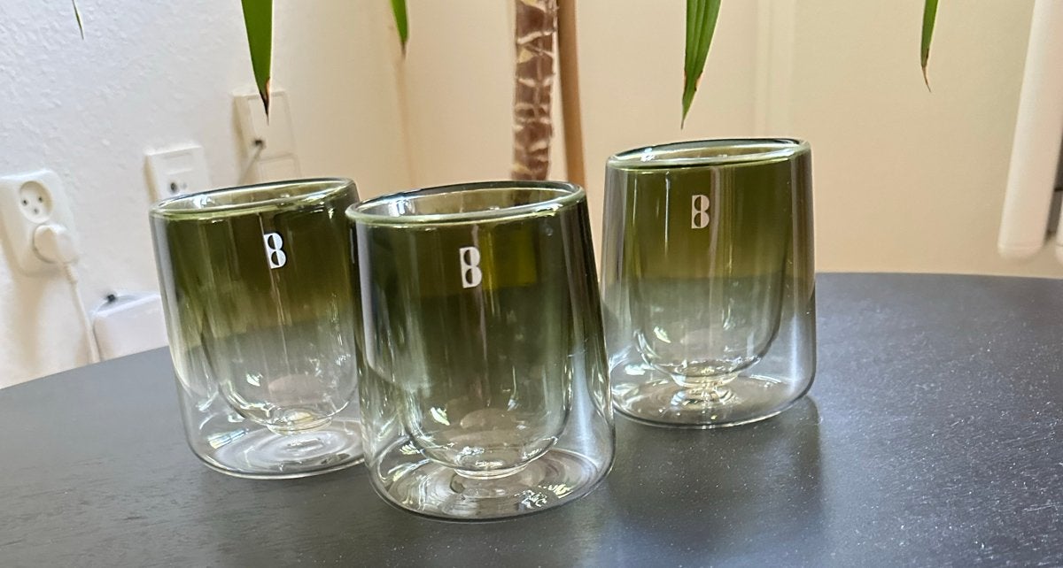 Bolsius glazen kaarshouders groen – zonder kaarsen, Ophalen, Waxinelichthouder, Groen, Glas