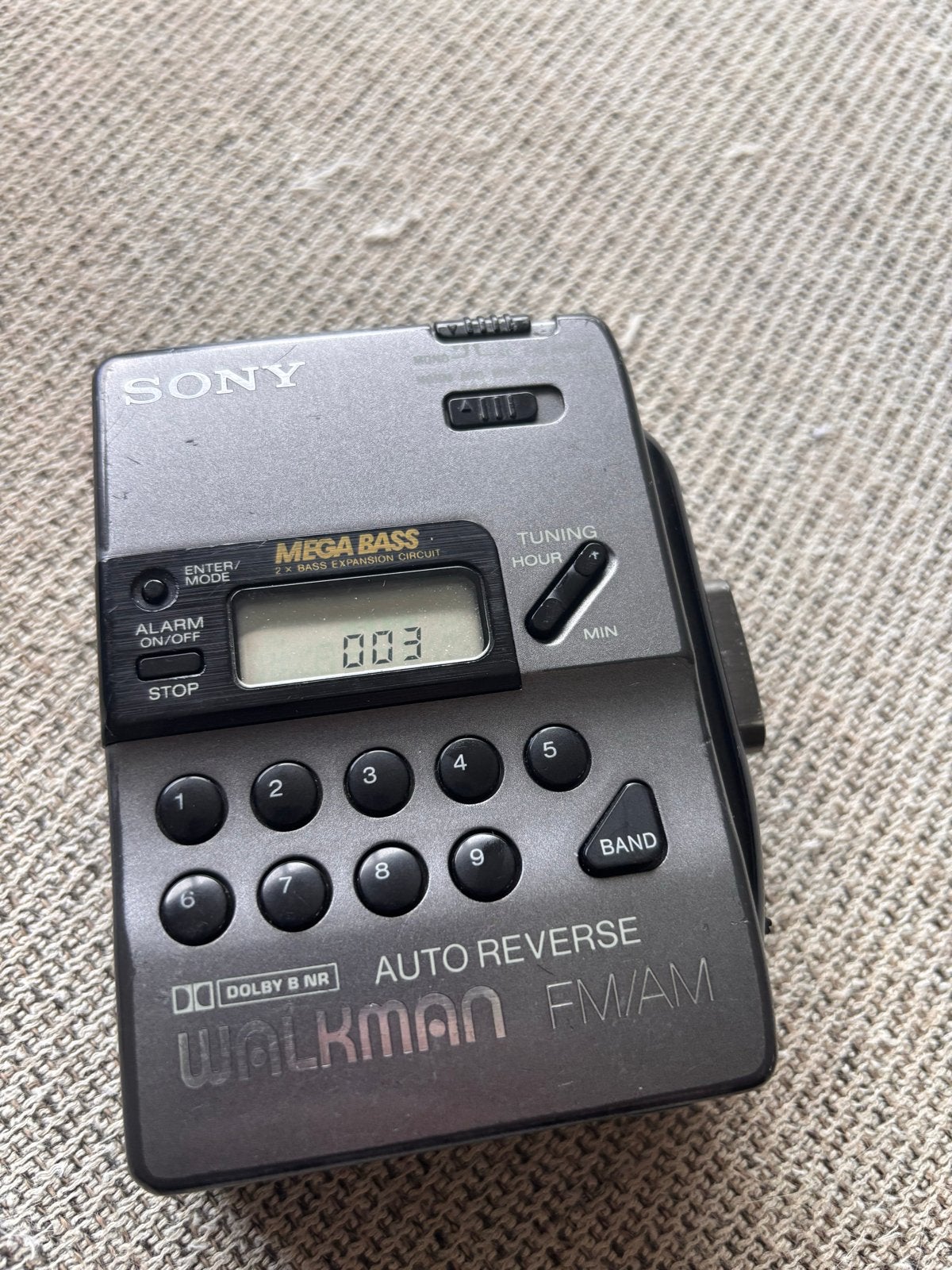 Sony Walkman FM/AM met Mega Bass en Auto Reverse, Ophalen of Verzenden, Walkman
