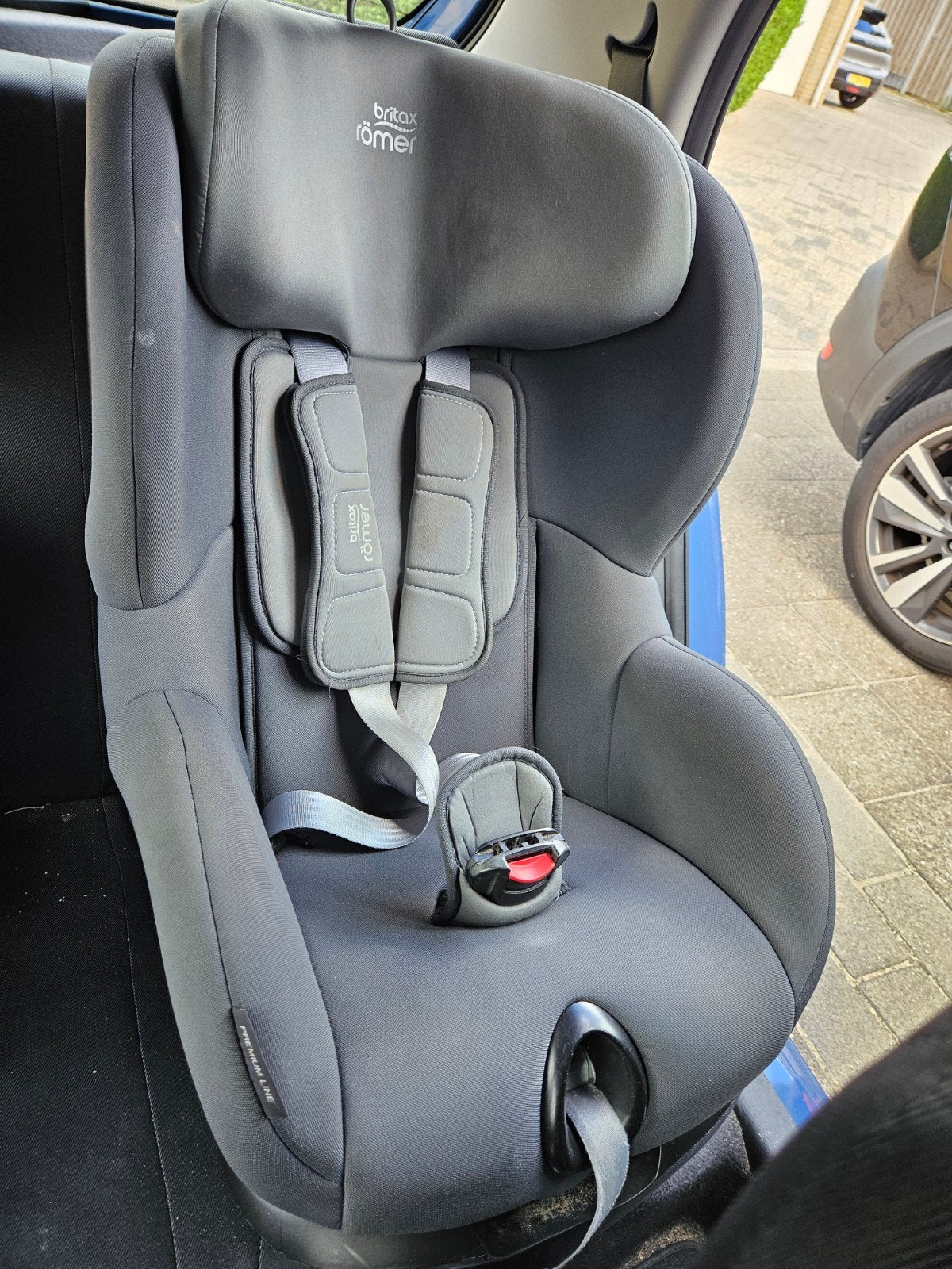 Britax Römer Isofix autostoel grijs 76-105 cm, Ophalen, Romer, Verstelbare rugleuning, Gebruikt