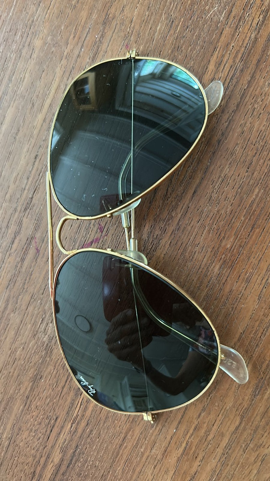 Antieke RayBan zonnebril, Ophalen of Verzenden, Zo goed als nieuw, Zwart, Ray-Ban