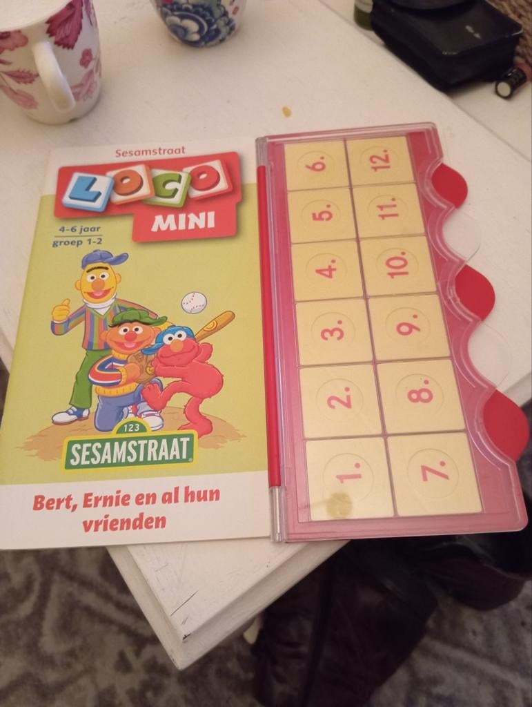 Sesamstraat Loco Mini Leerzaam Spel, Kinderen en Baby's, Ophalen of Verzenden, Gebruikt, Taal en Lezen