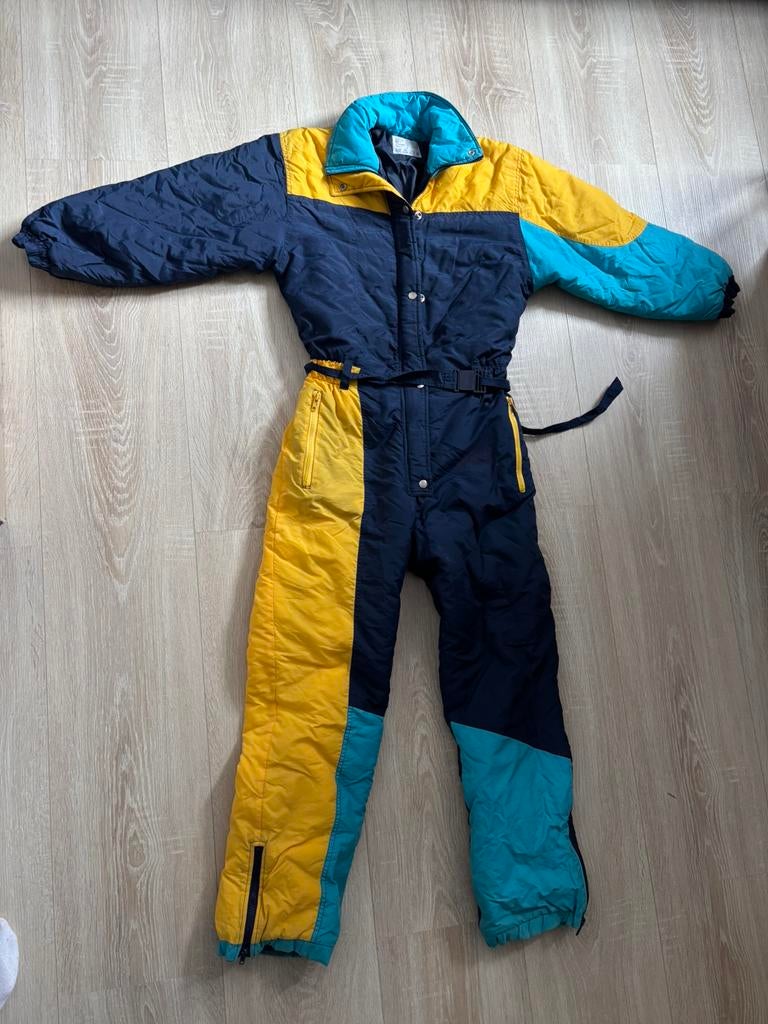 Vintage skipak skioveral maat s, Kleding | Heren, Wintersportkleding, Ophalen of Verzenden, Zo goed als nieuw, Pak