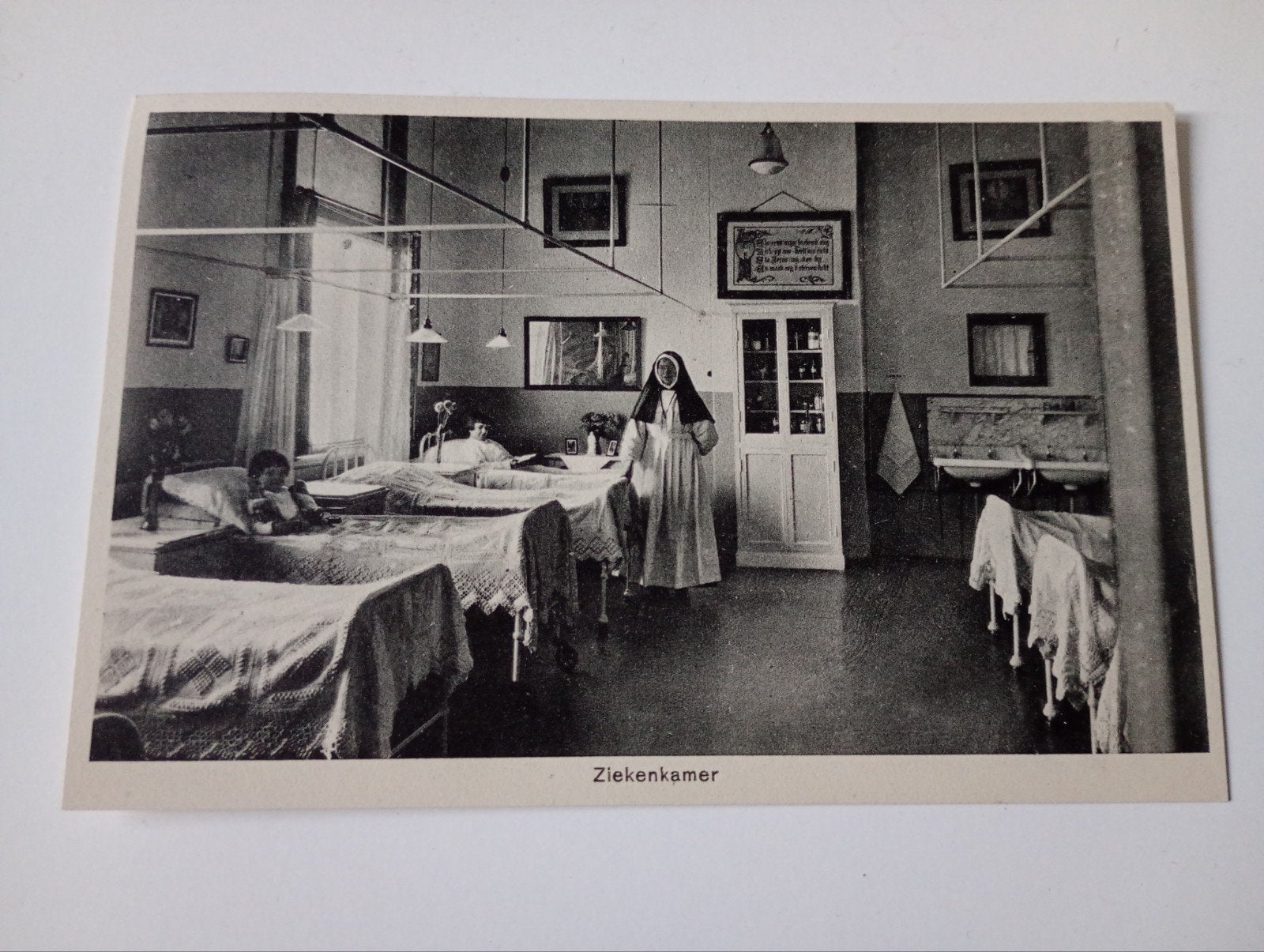Amsterdam Spui Maagdenhuis Ziekenkamer, Ophalen of Verzenden, 1920 tot 1940, Ongelopen, Noord-Holland