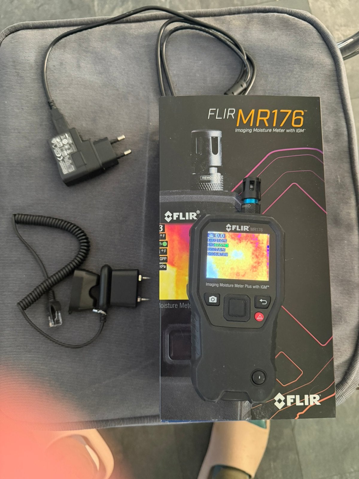 FLIR MR176 IGM Vochtmeter - NIEUWE RH-sensor!, Doe-het-zelf en Verbouw, Meetapparatuur, Ophalen of Verzenden, Gebruikt, Multimeter
