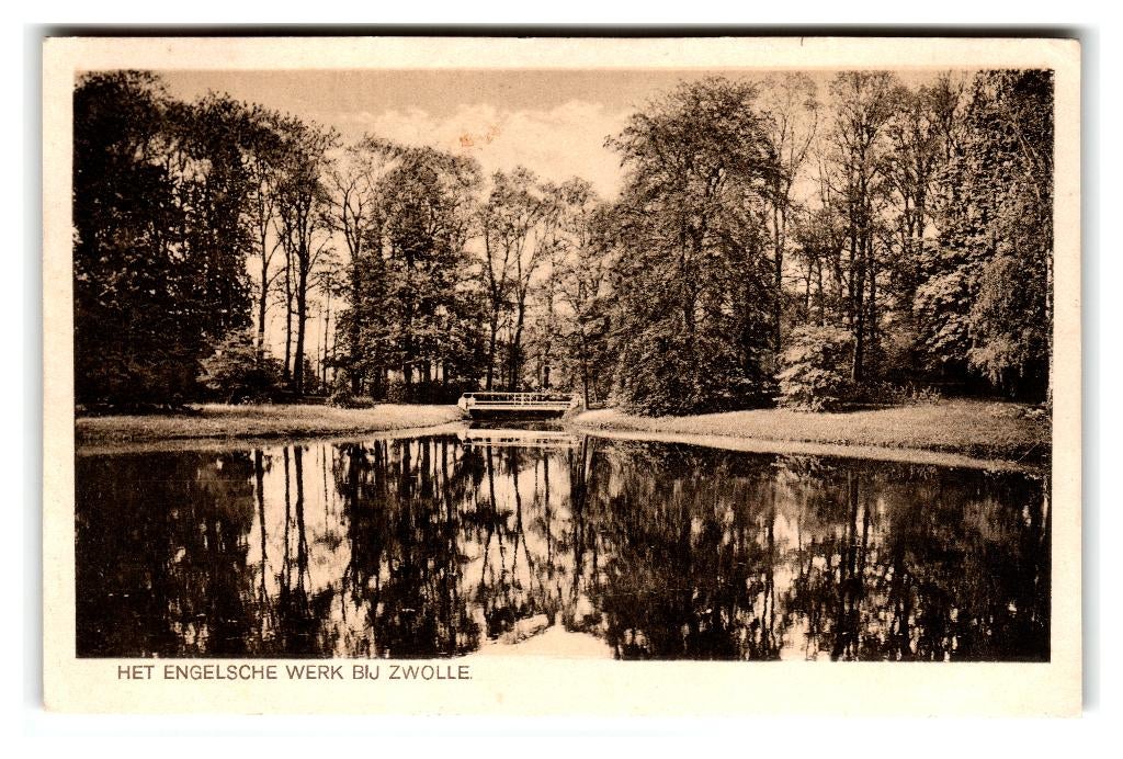 Zwolle, Het Engelsche Werk bij Zwolle, Verzenden, 1920 tot 1940, Gelopen, Overijssel