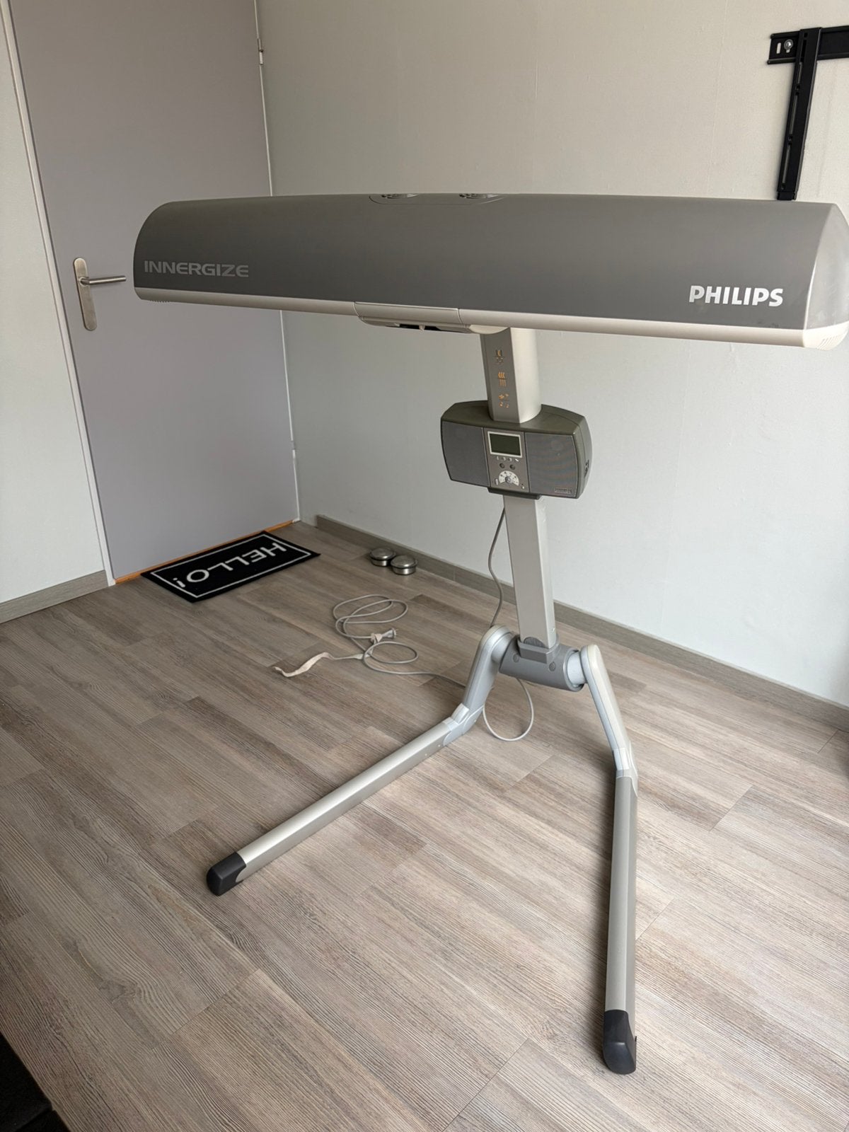 Philips Innergize HB901 inklapbare zonnebank!!, Witgoed en Apparatuur, Zonnebanken en Gezichtsbruiners, Ophalen, Gebruikt, Zonnebank enkelzijdig