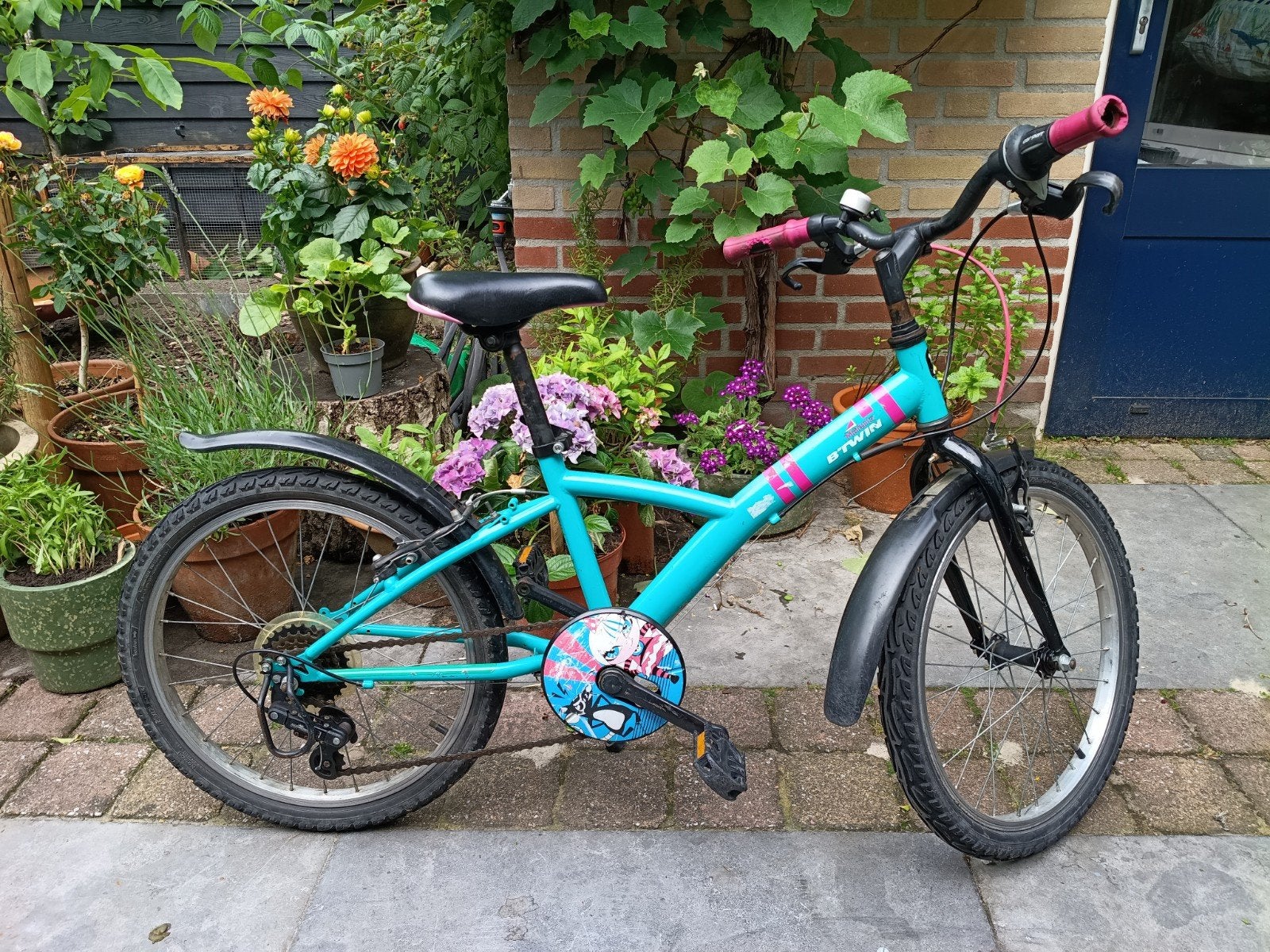 B-Twin Mistigirl 320 20 inch meisjesfiets, Ophalen, Gebruikt, 20 inch of meer