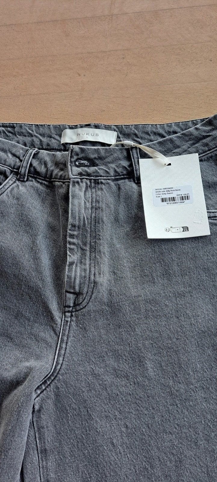 Merkbroek Nukus maat L nieuw grijs, Kleding | Dames, Ophalen of Verzenden, Nieuw, Grijs, W28 - W29 (confectie 36)