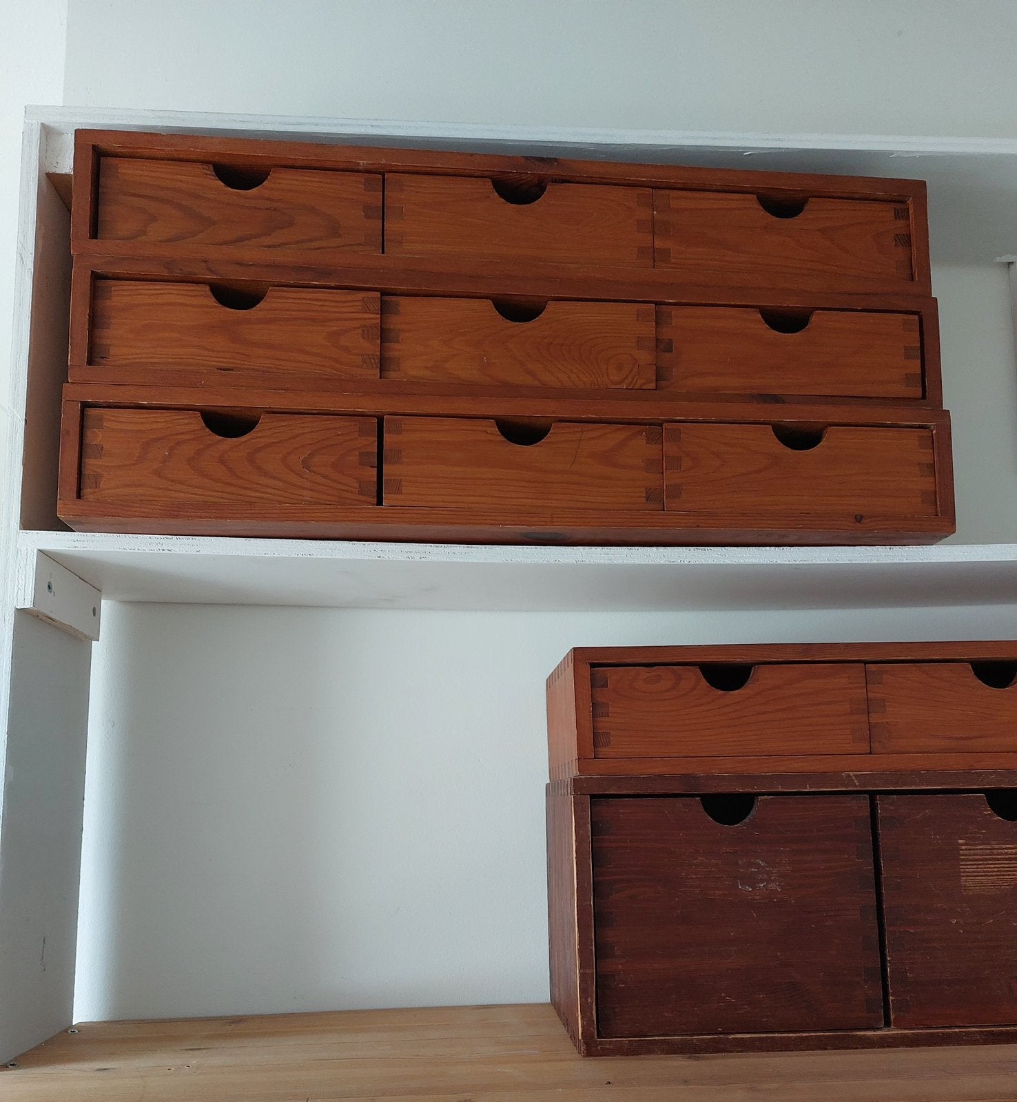 Houten opbergbakjes / boxjes, Ophalen, Gebruikt, Minder dan 50 cm