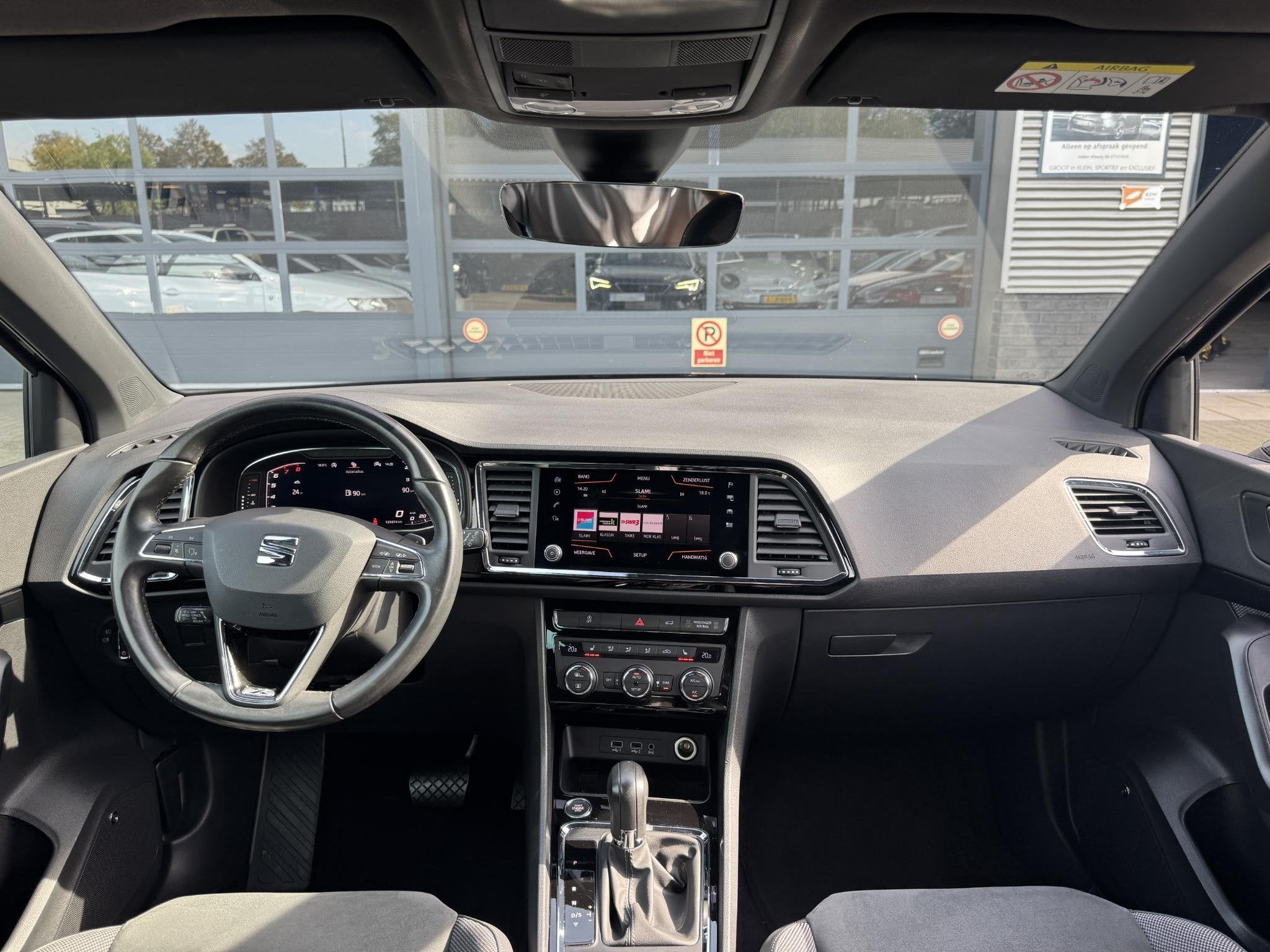 SEAT Ateca 2.0 EcoTSI Excellence 4DRIVE CarPlay | Beats | 19, Auto's, Automaat, Automatische klimaatregeling, Gebruikt, Zwart