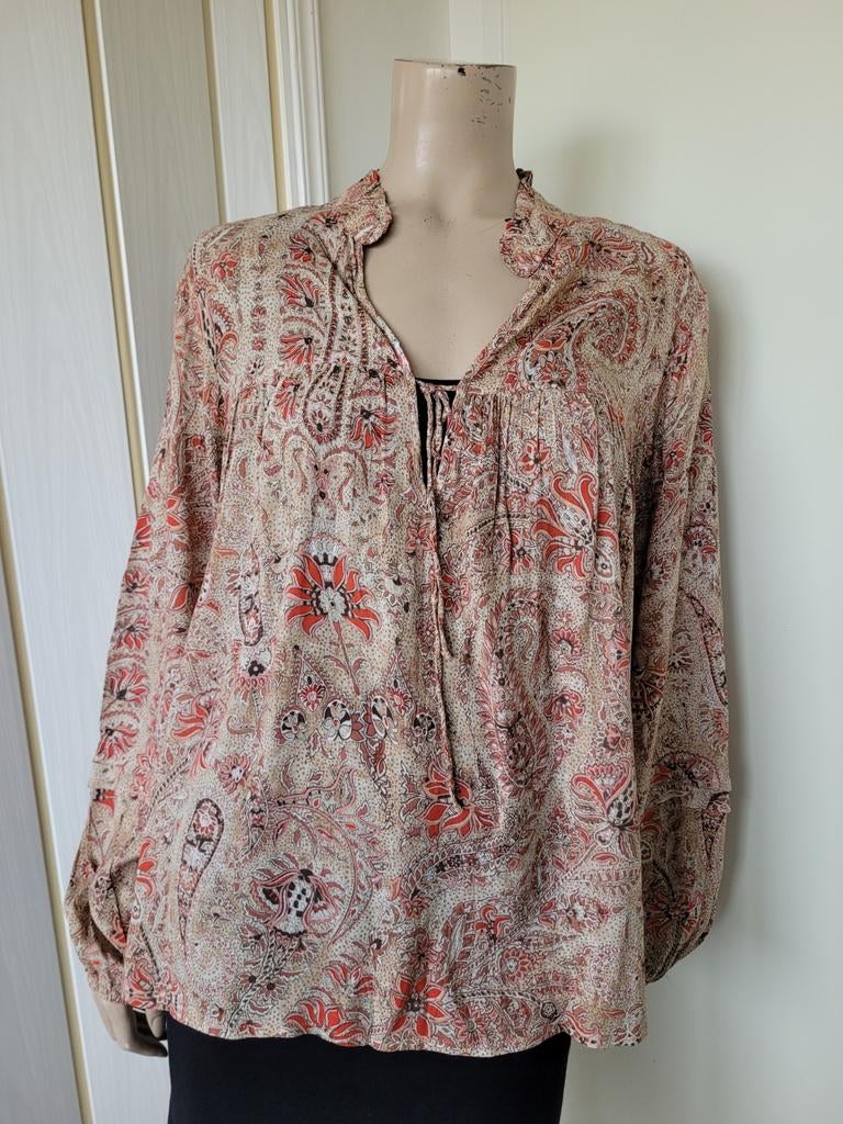 Summum blouse maat 42/44 - oversized, Kleding | Dames, Blouses en Tunieken, Zo goed als nieuw, Maat 42/44 (L), Roze, Ophalen of Verzenden