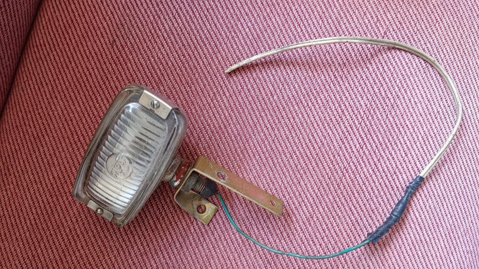 Oldtimer lamp, Ophalen of Verzenden, Gebruikt, Oldtimer onderdelen
