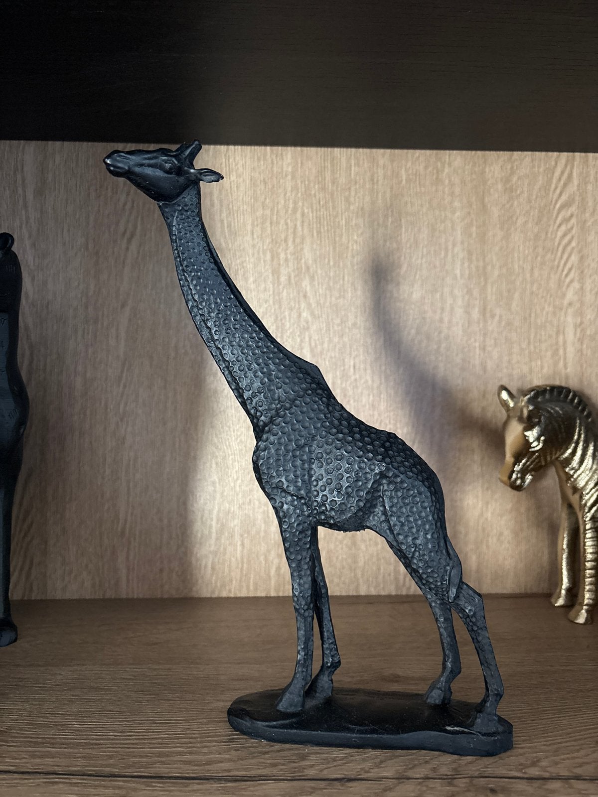 Decoratieve Giraffe Beeldje - Zwart, Ophalen, Zwart, Overige materialen, Zo goed als nieuw