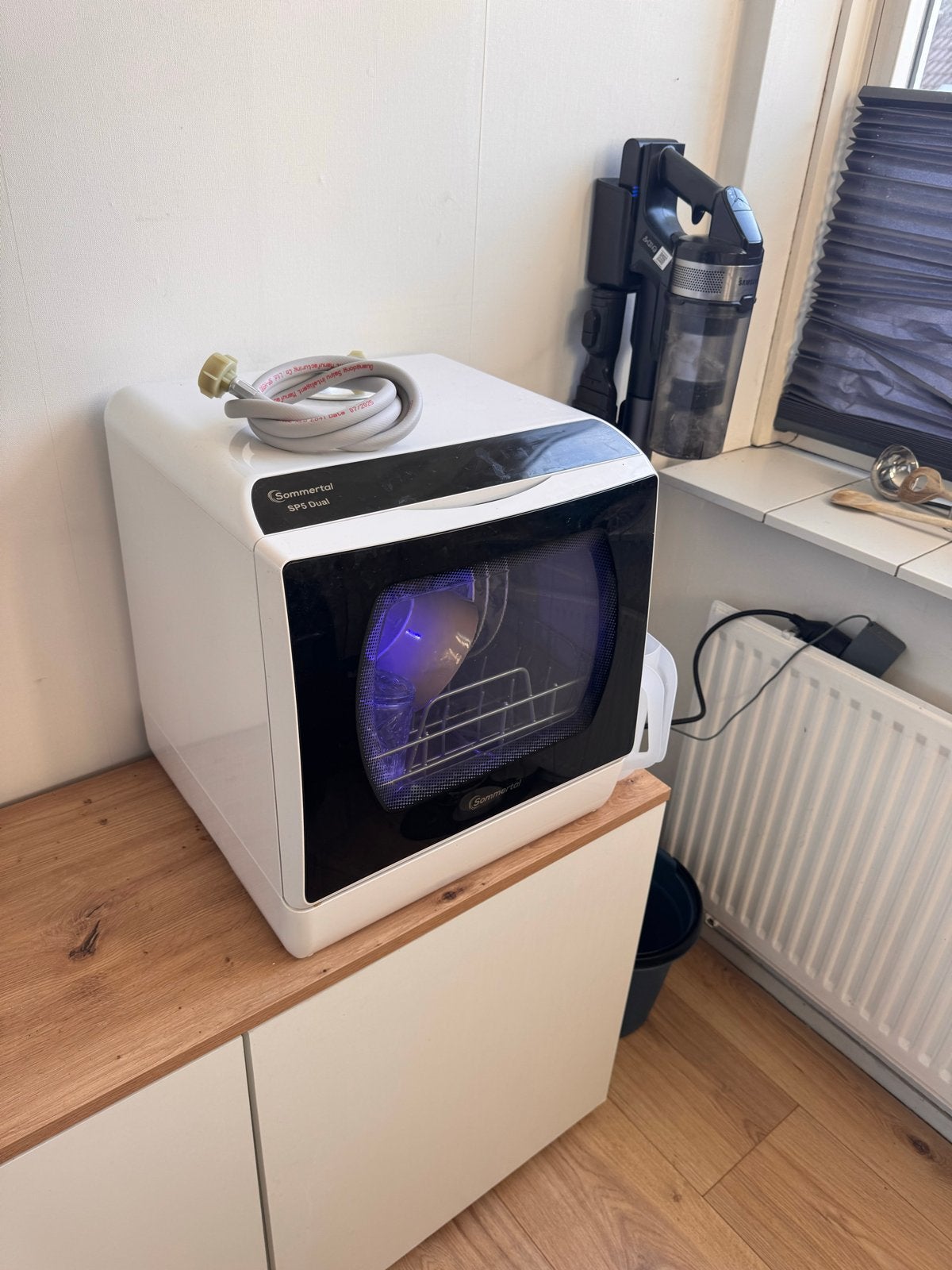 Sommertal Mini Vaatwasser - Compact en Efficiënt, Witgoed en Apparatuur, Ophalen, Minder dan 85 cm, Eco programma, Minder dan 10 liter