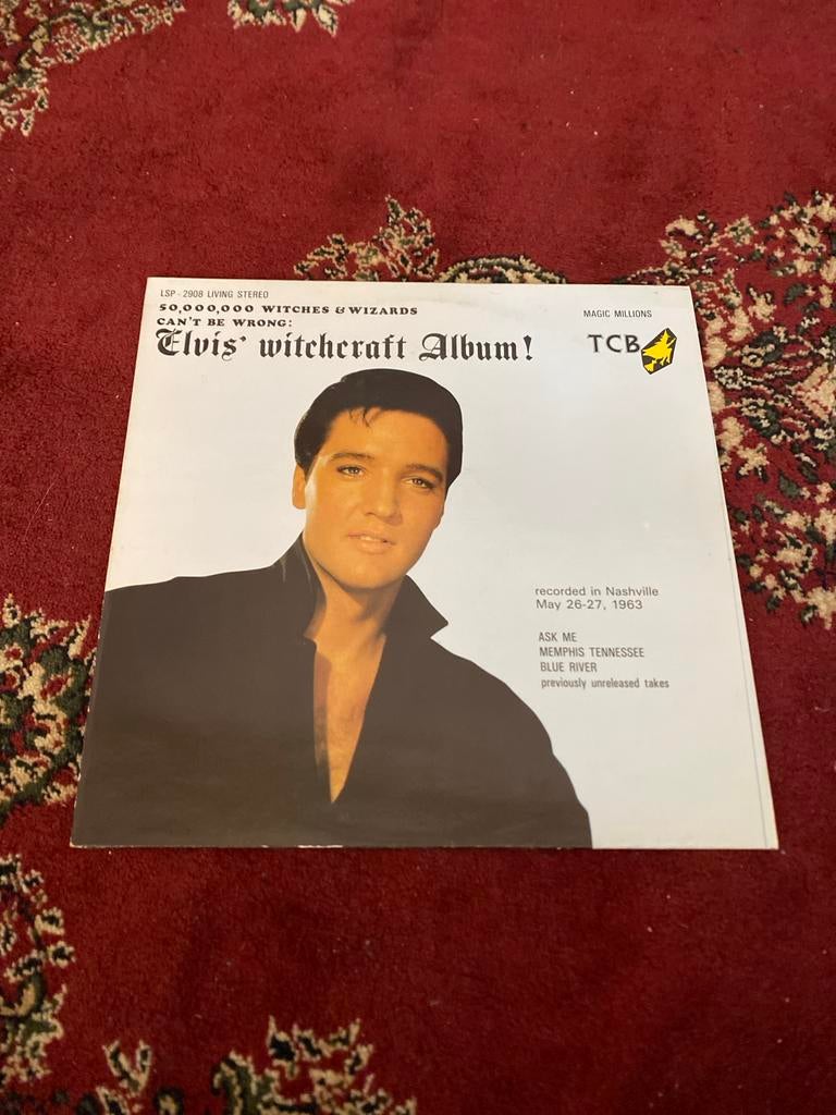 Elvis Witchcraft Album! LP - Zeldzame Bootleg Vinyl, Ophalen of Verzenden, 1960 - 1969, Gebruikt, 12 inch