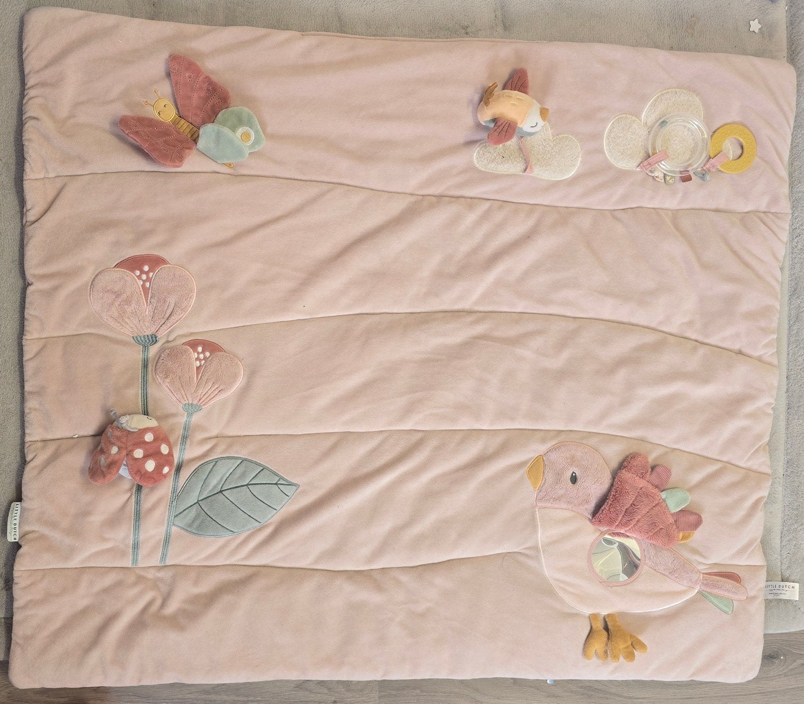 Little Dutch Speelkleed Roze Vogels en Bloemen, Ophalen of Verzenden, Zo goed als nieuw, Speelkleed, Met geluid
