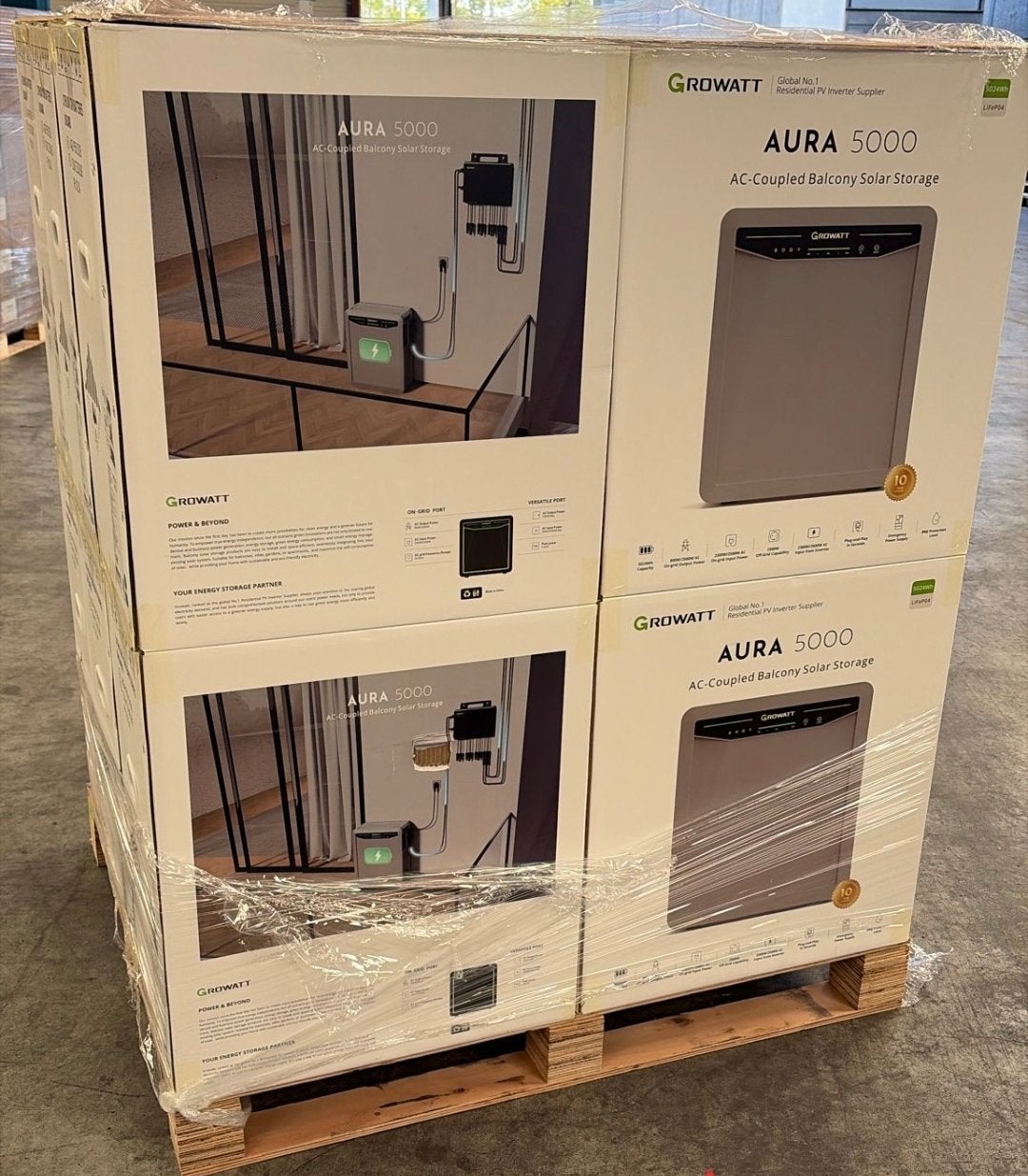 GROWATT AURA 5000 plug & play thuisbatterij 5KWh 2.3KW, Ophalen of Verzenden, Overige typen