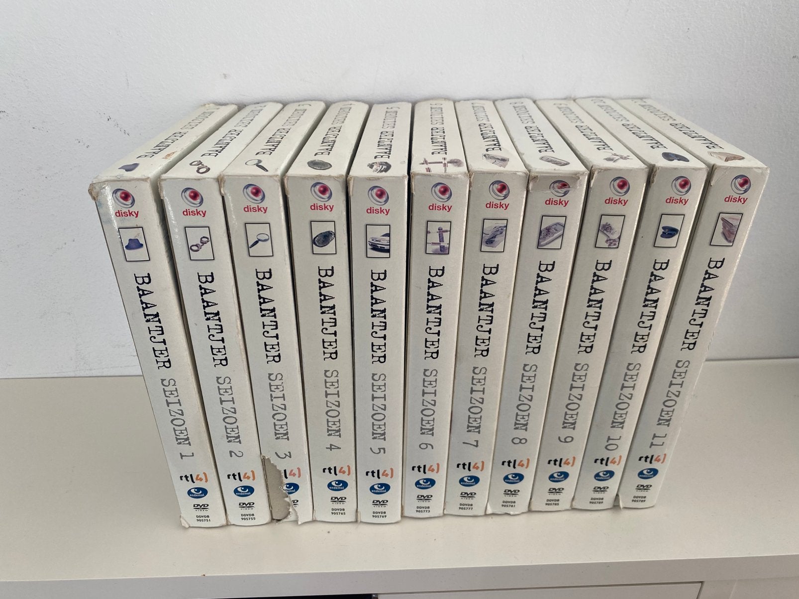 Baanjer Seizoen 1-11 DVD Boxset - Complete Collectie, Vanaf 12 jaar, Ophalen, Zo goed als nieuw