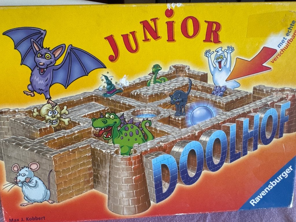 Junior Doolhof Bordspel van Ravensburger, Drie of vier spelers, Ophalen of Verzenden, Gebruikt, Ravensburger