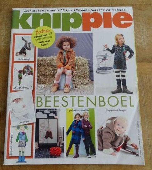 Knippie nr. 4 augustus, september 2011 maat 50 t/m 164, Hobby en Vrije tijd, Kledingpatronen, Verzenden, Zo goed als nieuw, Kind