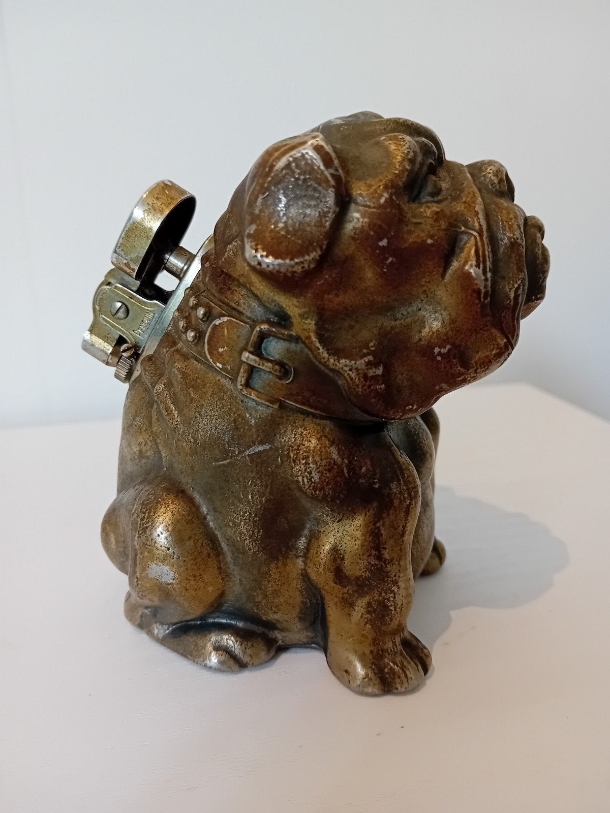 vintage Engelse Bulldog Tafelaansteker, Ophalen of Verzenden
