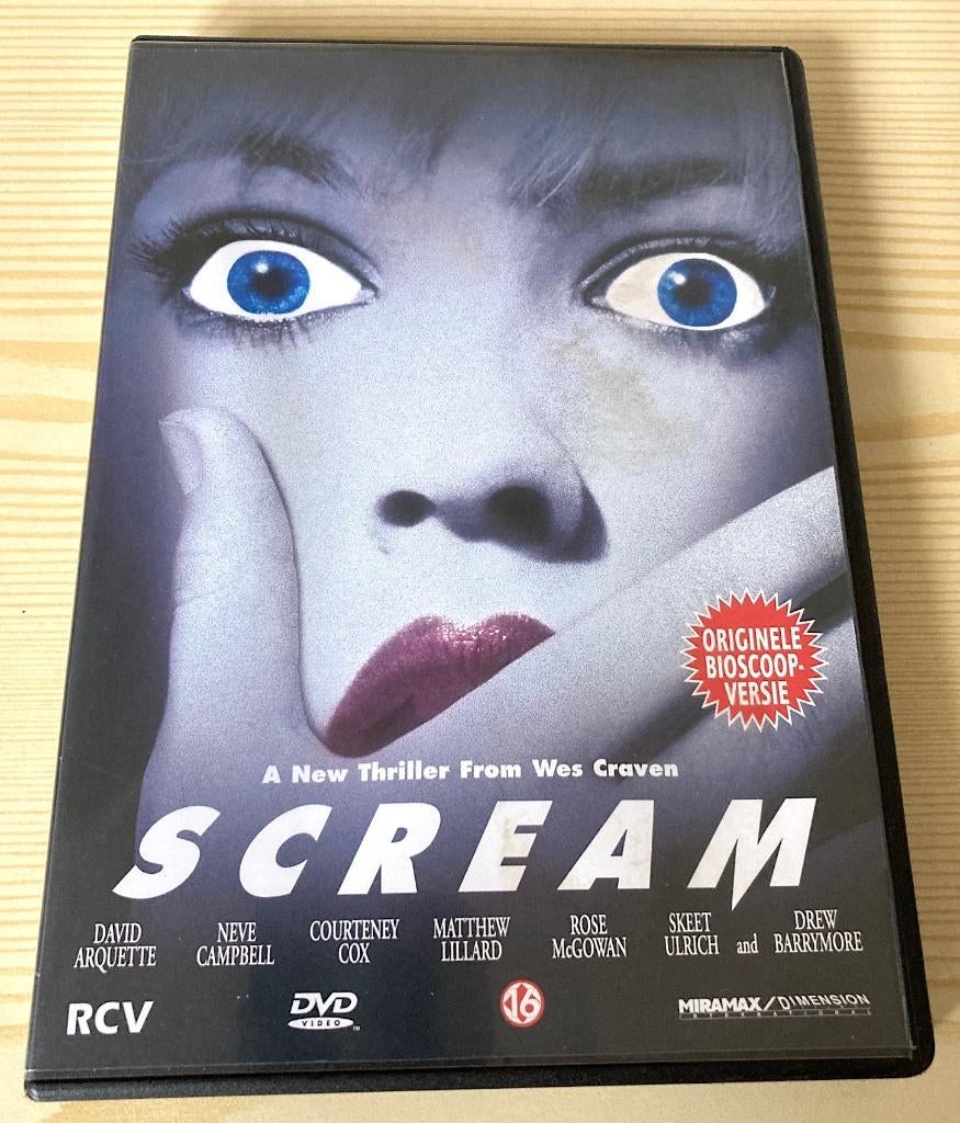 dvd Scream 1 (Horror van regisseur Wes Craven), Vanaf 16 jaar, Ophalen, Zo goed als nieuw, Slasher