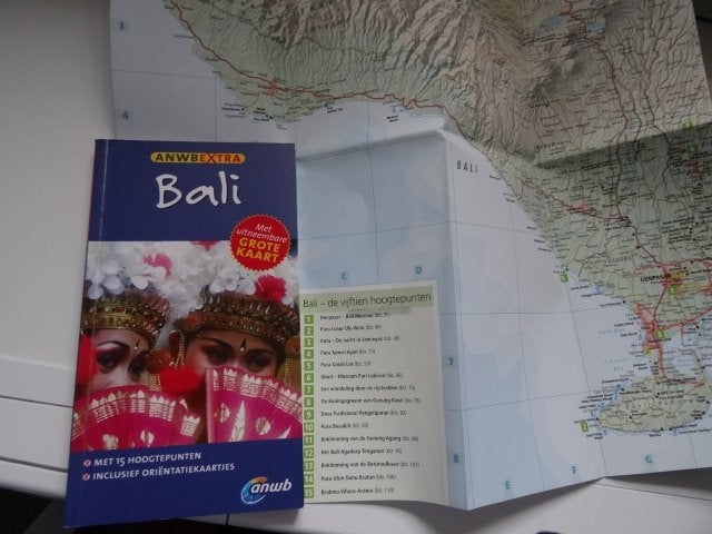 Bali ; anwb extra reisgids + de wegenkaart, Boeken, Europa, Ophalen of Verzenden, Zo goed als nieuw, Reisgids of -boek