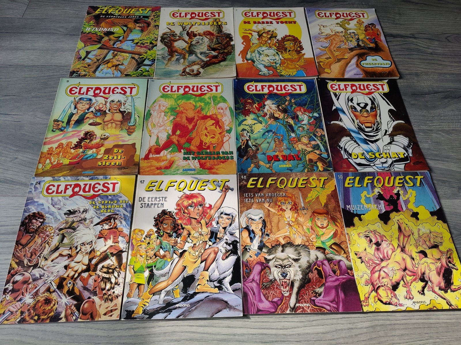 Elfquest strips - 12 delen - Wendy & Richard Pini, Ophalen of Verzenden, Gelezen, Wendy & Richard Pini