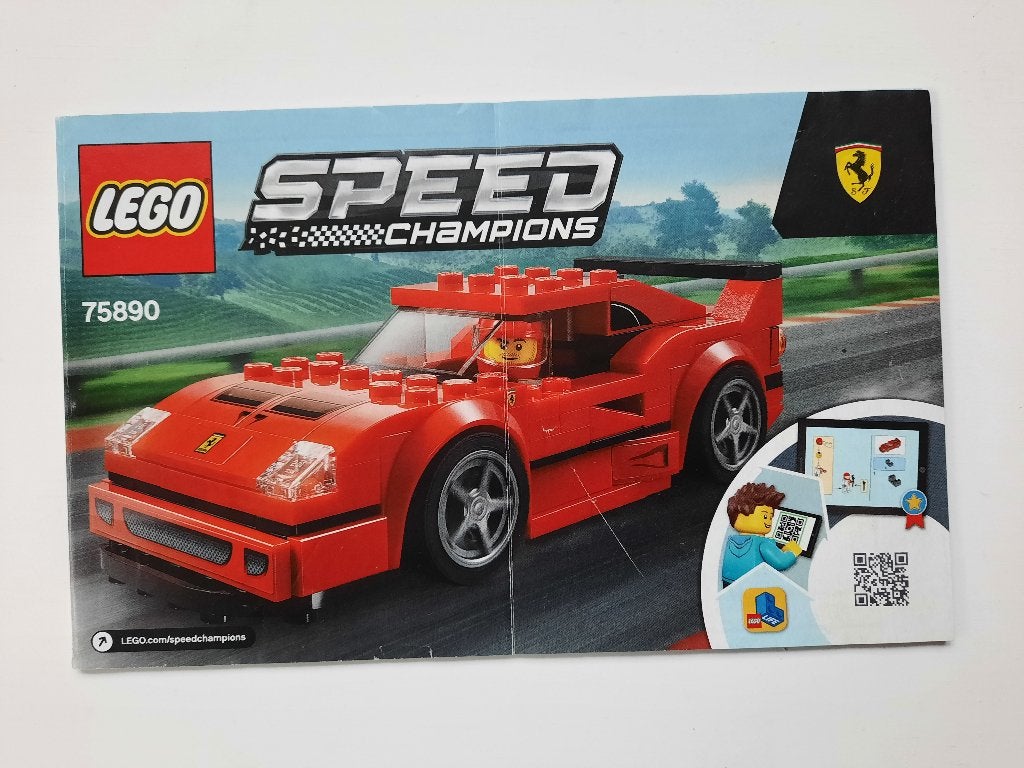 LEGO bouwinstructies - 75890 - Ferrari F40 Competizione, Ophalen of Verzenden