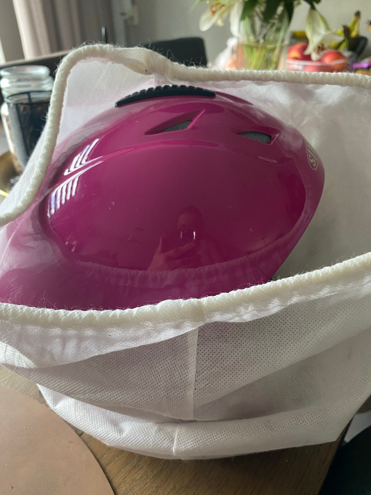 Roze Sinner skihelm maat XXS/XS (52-55), Gebruikt, 100 tot 140 cm, Overige typen, Skiën