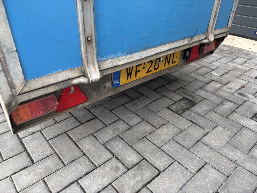 Tandemasser bakwagen aanhanger aanhangwagen 4 meter, Gebruikt